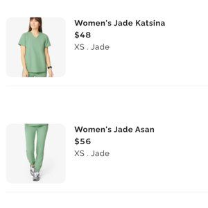 Figs Set - Top: Katsina/Jade/XS, Bottom: Asan/Jade/XS